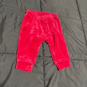 Super soft/velour red pants